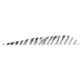 Gateway Barred Feathers, White 5 in. RW 50 pk. 500RPBWH-50