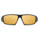Gatorz Warhawk Sunglasses, Black, Matte Black Logo, Digitally Optimized Polarized OPz Gold Mirror, Black, One Size, 841235127328