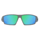Gatorz Warhawk Sunglasses, Gunmetal, Matte Black Logo, Digitally Optimized Polarized Opz Green Mirror, Gunmetal, One Size, 841235127366