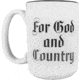 Geissele For God And Country Mug, 15Oz., 08-190