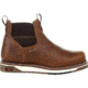 Georgia Boot AMP LT Wedge Steel Toe Waterproof Chelsea Work Boot - Mens, Medium, Brown, 10, GB00353-100M