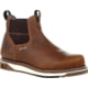 Georgia Boot AMP LT Wedge Steel Toe Waterproof Chelsea Work Boot - Men's, Medium, Brown, 9, GB00353-090M