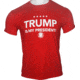 Gi Men's T-shirt Trump Is My President Large Red!