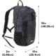 Girls With Guns Midnight Deluxe Backpack w/ Lockable Concealed Carry, Black/Shade Blackout Camo, 10 in x 19 in x 7.5 in, 70637
