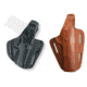 Gould &amp; Goodrich 803 Three Slot Pancake Concealment Holster, Black, Chestnut Brown