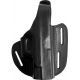 Gould &amp; Goodrich Three Slot Pancake Concealment OWB Belt Holster, Glock 19/23/32, Right Hand, Black, B803-G19