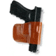 Gould &amp; Goodrich Belt Slide Concealment Holster, SW Bodyguarg 380, Sig P938, Right Hand, Chestnut Brown, 891-380
