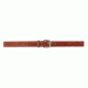 USED Gould &amp; Goodrich Reinforced 1.25in Shooters Belt w/Brass Buckle, 34in, Chestnut Brown, 190-34BR, EDEMO1