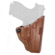 Gould &amp; Goodrich Tension Slide OWB Belt Holster, Remington R51/ SIG Sauer P938, Left Hand, Chestnut Brown, 897-R51LH