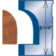 Grizzly Industrial Moulding Knife - Shoe G4523