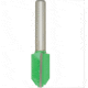 Grizzly Industrial Shear Cut Straight Bit, 1/4in. Shank, 1/2in. Dia. C1347