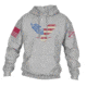Grunt Style Freagle Hoodie - Mens, Sport Grey, 3XL, GS3854-3XL