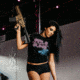 Grunt Style Girls Just Wanna Have Guns T-Shirt - Womens, Black, Large, GS2922-L