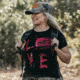 Grunt Style Realtree Xtra Love Of Country T-Shirt - Womens, Black, 2XL, GS3971-2XL