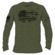 Grunt Style Vintage American Long Sleeve T-Shirt - Mens, Military Green, 2XL, GS3160-2XL