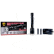 Guard Dog Security Solaire Rechargeable Tactical Flashlight, 5 Modes, 900 Lumen, Black, TL-GDS900