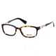 Guess GU2558 Eyeglass Frames - Dark Havana Frame Color