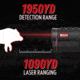 Guide USA TD633 LRF 2x35mm 30mm Tube Thermal Imaging Monoculars, 640x512, Black, TD633L