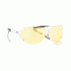 Gunnar Optiks SteelSeries Desmo Semi-Rimless Advanced Video Gaming Glasses, Onyx/Snow Frame Finish, Snow/Onyx, Semi-Rimless DES-04201