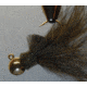 Hawken Outdoors Aerojig Marabou Jig 1/4 oz, 1/0 Hook, Black, AJM14102