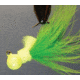 Hawken Outdoors Aerojig Marabou Jig 1/8 oz, Number 1 Hook, Chartreuse, AJM18115