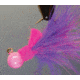 Hawken Outdoors Aerojig Marabou Jig 1/8 oz, Number 1 Hook, Purple &amp; Pink, AJM18111