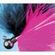 Hawken Outdoors Fire Flies Marabou Flash Jig, 1/8 oz, 1/0 Hook, Black &amp; Pink with Red Micro Light Stick, FFM18010