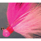 Hawken Outdoors Fire Flies Marabou Flash Jig, 1/8 oz, 1/0 Hook, Pink on Pink with Red Micro Light Stick, FFM18013