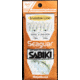 Hayabusa Hage Fish Skin Aurora Finish 6-Hook Seaguar Sabiki Rig, 1 Pc, S-650E-10