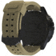 Hazard 4 Heavy Water Diver, 50mm Black Titanium GMT Watch with Tritium, Black Dial, Earth Texts, Green/Yellow Tritium, HWD-TIPV-G-E-KE-GGYG