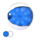 Hella Marine EuroLED 175 Surface Mount Touch Lamp w/ White Housing, White/Blue, 959951121