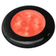 Hella Marine Slim Line 12V LED Enhanced Brightness Round Courtesy Lamp, Black Plastic Bezel, Red, 980507251