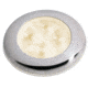 Hella Marine Slim Line 12V LED Enhanced Brightness Round Courtesy Lamp, Stainless Steel Bezel, Warm White, 980500721