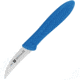 HENCKELS ZWILLING Twin Master Bird's Beak Peeler Knife, 6.63in Overall, 2.25in Satin Finish Stainless Blade, Blue Plastic Handle, 32100-064
