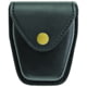 HEROs PRIDE AirTek Hinged Handcuff Case, Plain, Brass Hardware, Black, 1451PA