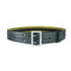 HEROs PRIDE AirTek Sam Browne 2.25in Deluxe Duty Belt, Plain, Brass Hardware, Black, 30in Waist, 1230PX-3-30