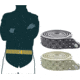 HEROS PRIDE Shirt Tailor Rubber Belt, Gray - 9074B44