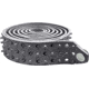 HEROS PRIDE Shirt Tailor Rubber Belt, Gray - 9074B44