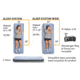 HEST Sleep System Matress, Wide, Blue, M21118BLU