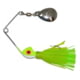 Hildebrandt Spin Dandy Microlite Spinnerbait Single Fishing Hook, Size 6 Hook, 1/8oz, 1 Piece, Chartreuse/Nickel Blade, ODANC-CHR