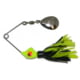 Hildebrandt Spin Dandy Microlite Spinnerbait Single Fishing Hook, Size 6 Hook, 1/8oz, 1 Piece, Black &amp; Chartreuse/Chartreuse Head, ODANC-BLCH