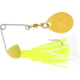 Hildebrandt Spin Dandy Microlite Spinnerbait Single Fishing Hook, Size 6 Hook, 1/8oz, 1 Piece, Chartreuse &amp; White/Gold Head, ODANG-CHWH