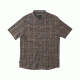 HippyTree Mens Artesia Woven Button Down Short Sleeve, Grey, Small, 2162-GREY-S