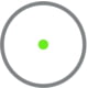 Holosun ARO Advanced Rifle Optic 1x22mm Reflex Red Dot Sight, Green 2MOA Dot Reticle, Black, ARO-GR2