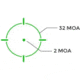 Holosun Enclosed Pistol Sight w/Multiple Reticle System, Green Reticle, Black, EPS-GR-MRS