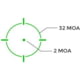 Holosun Enclosed Pistol Sight w/Multiple Reticle System, Green Reticle, Black, EPS-GR-MRS