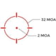 Holosun Enclosed Pistol Sight w/Multiple Reticle System, Red Reticle, Black, EPS-RD-MRS