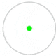 Holosun SCRS Solar Charging Rifle Sight, 2 MOA Dot Green Reticle, Black, SCRS-GR-2