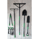 Hooyman Spade Shovel, Black/Green, 1116244