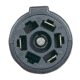 Hopkins 7 Way Blade Round To 5 Way Flat Adapter, 47375